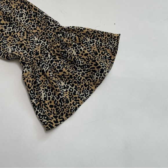 ASOS DESIGN CURVE leopard top - Picture 4 of 6